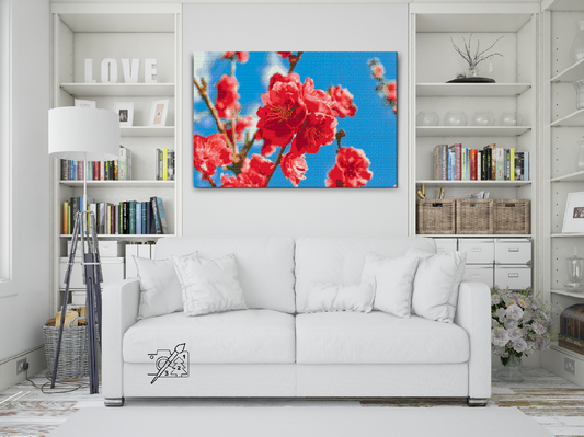 Diamond Painting - Ferskenblomst