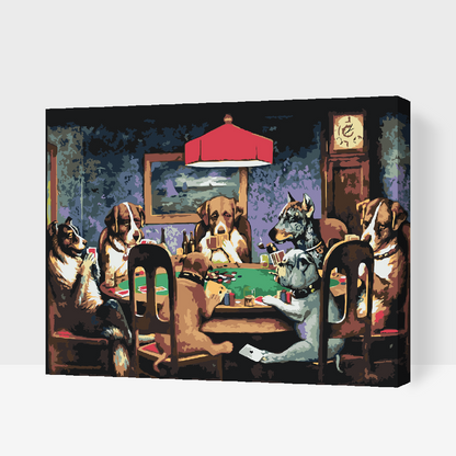 Paint by Numbers - Dog Poker