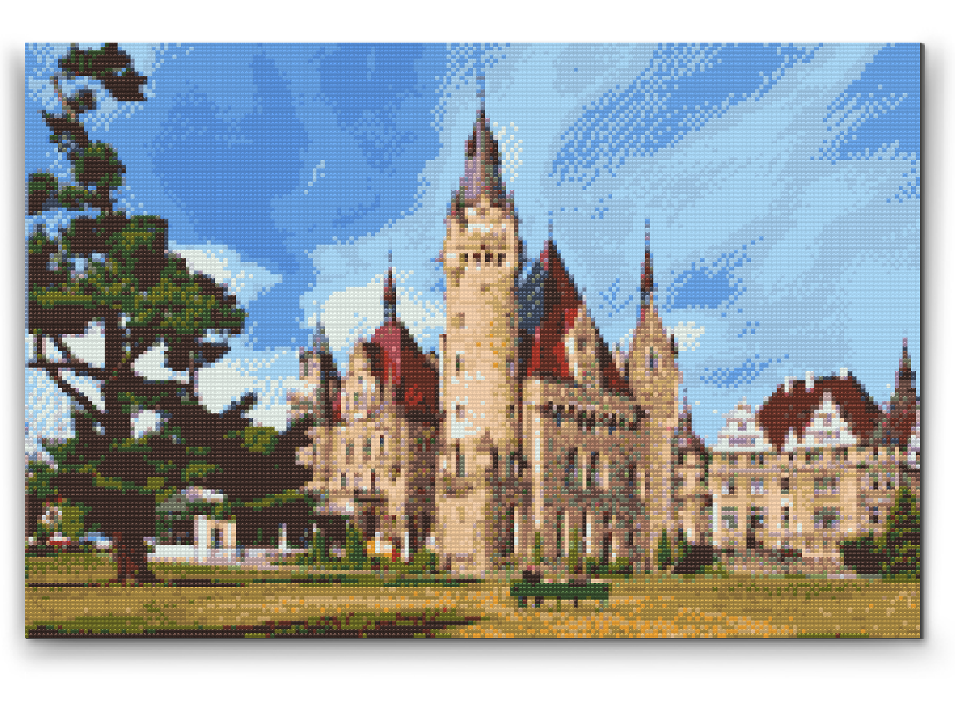Diamond Painting - Slottet i Moszno