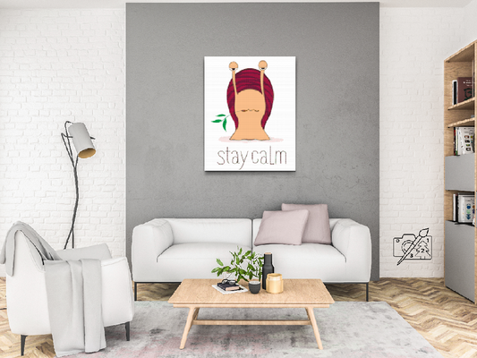 Diamond Painting - Hold dig rolig, snegl