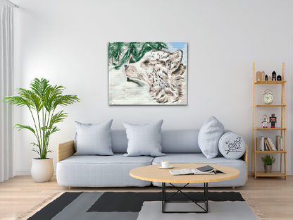Diamond Painting - Hund i Sneen