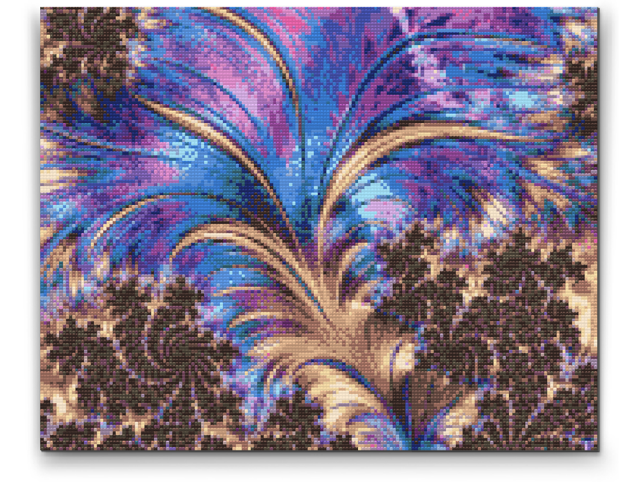 Diamond Painting - Fraktale fjer