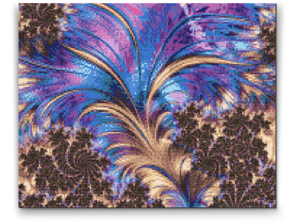 Diamond Painting - Fraktale fjer