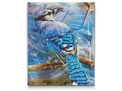 Diamond Painting - Fugl Blåskade