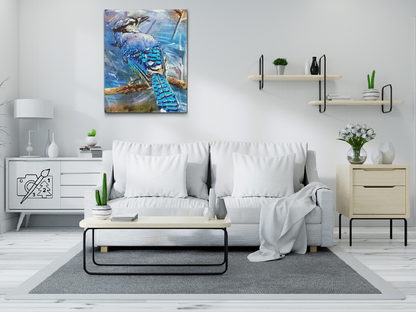 Diamond Painting - Fugl Blåskade