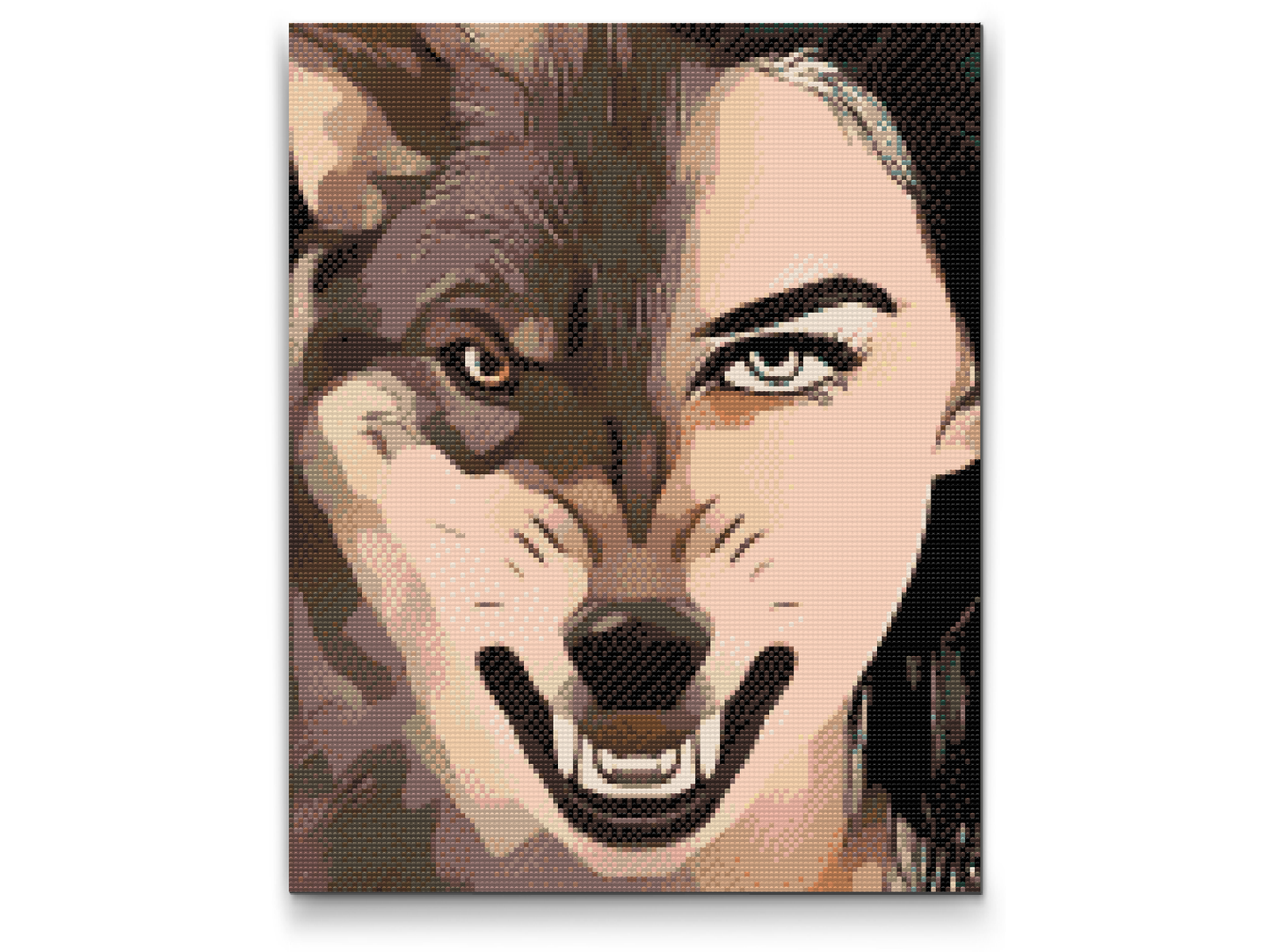 Diamond Painting - Halvt menneske