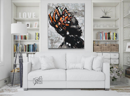 Paint by Numbers - Afrikansk kvinde