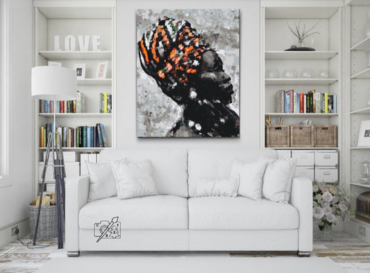 Paint by Numbers - Afrikansk kvinde