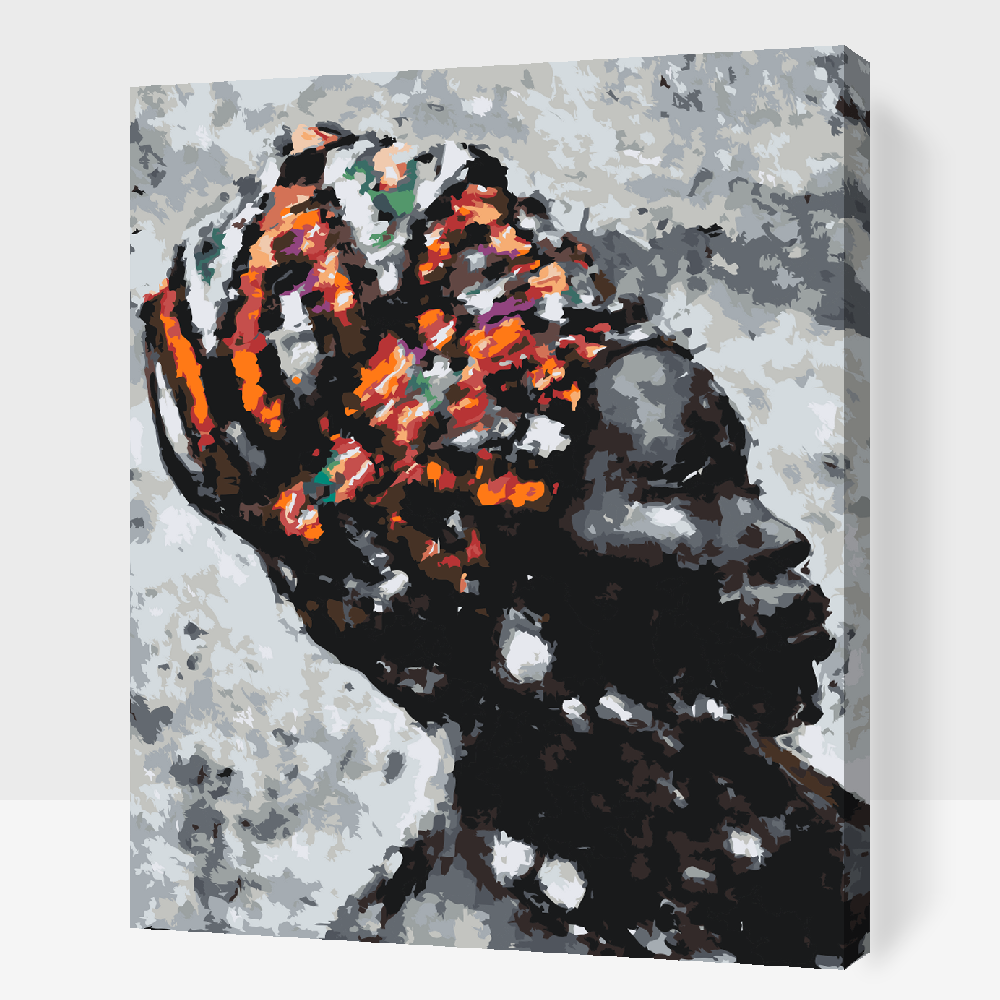 Paint by Numbers - Afrikansk kvinde