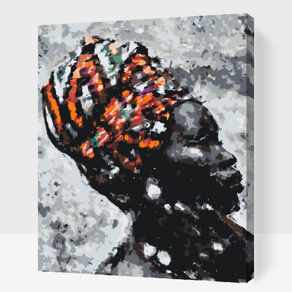 Paint by Numbers - Afrikansk kvinde