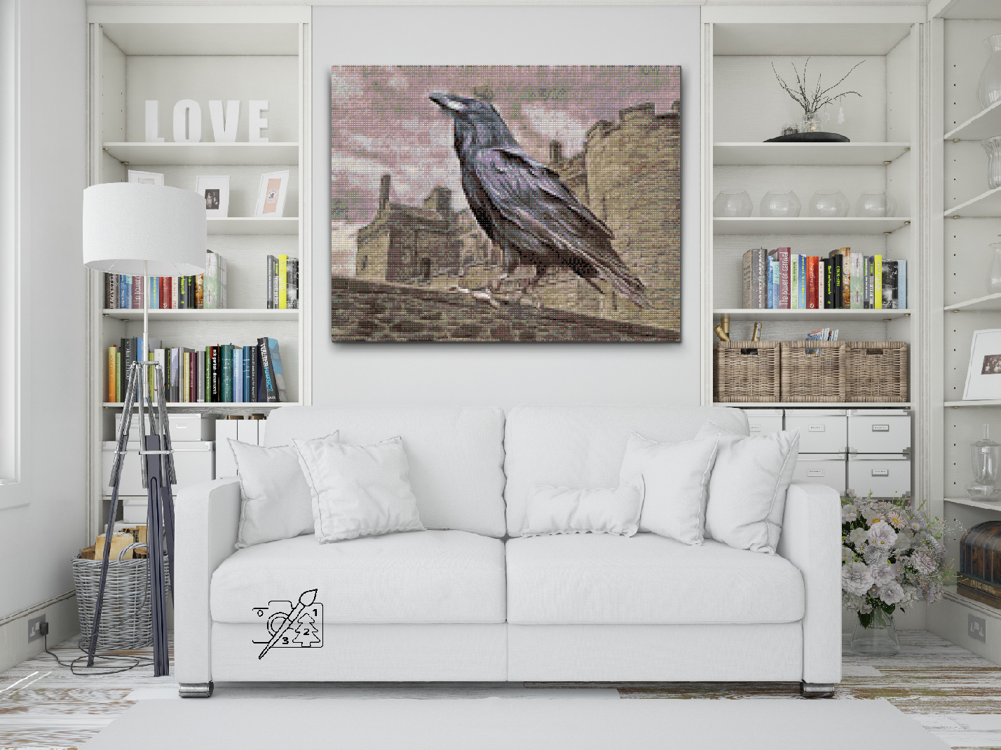 Diamond Painting - Kong Raven