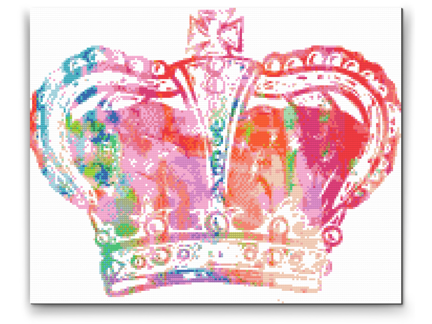 Diamond Painting - Farverig krone