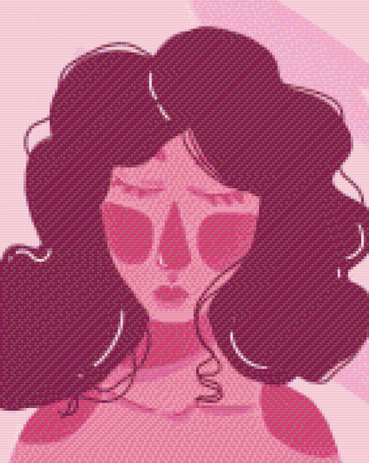 Diamond Painting - Pink Lady