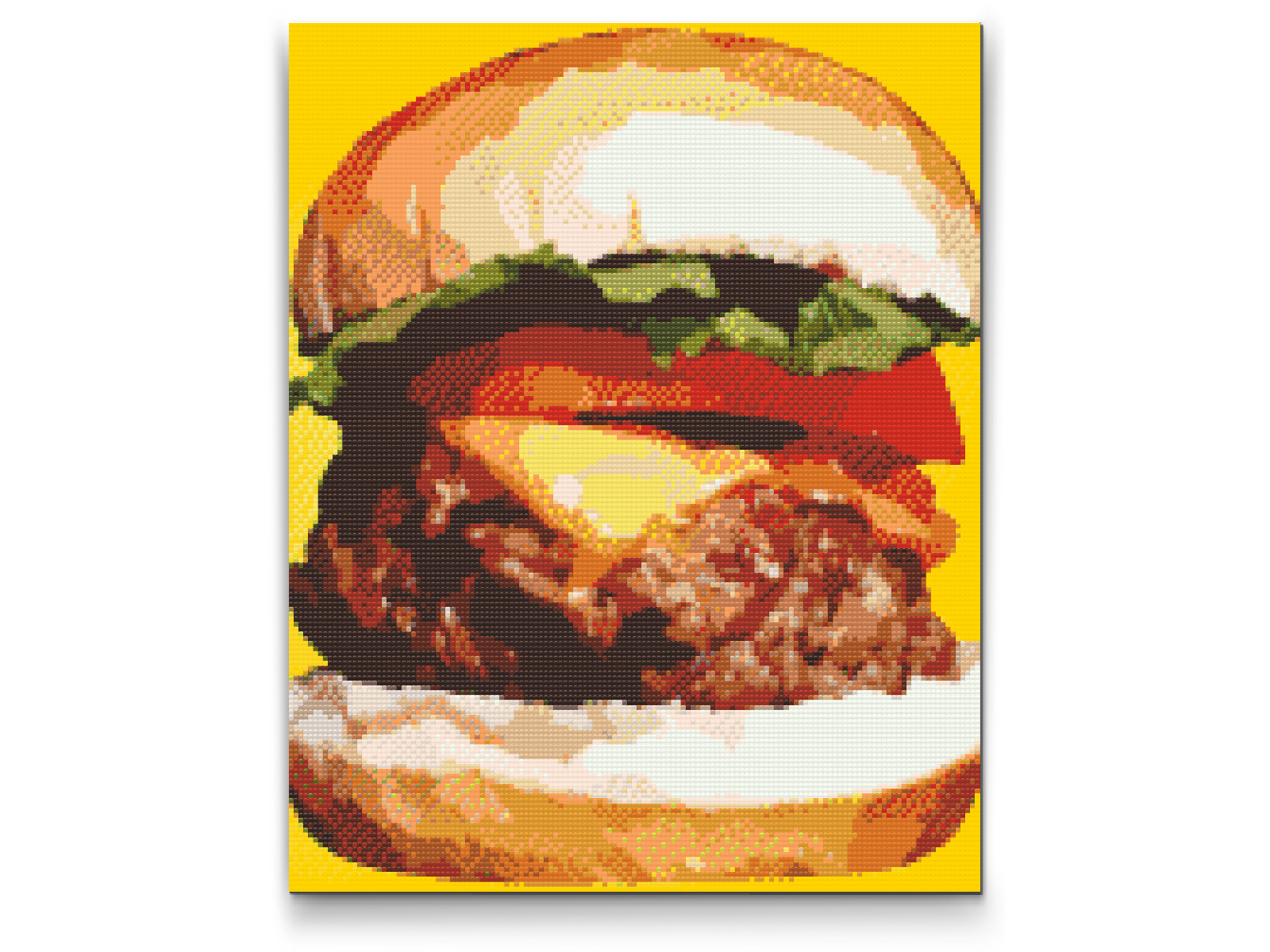 Diamond Painting - Burgerillustration