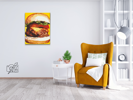 Diamond Painting - Burgerillustration