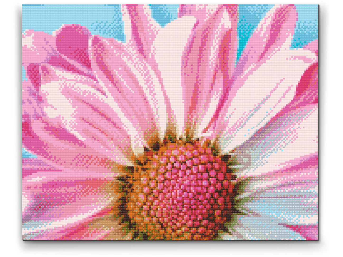 Diamond Painting - Blid lyserød blomst