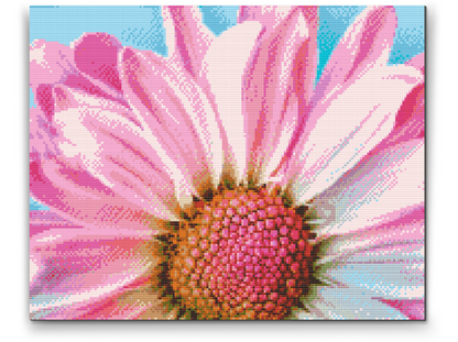 Diamond Painting - Blid lyserød blomst