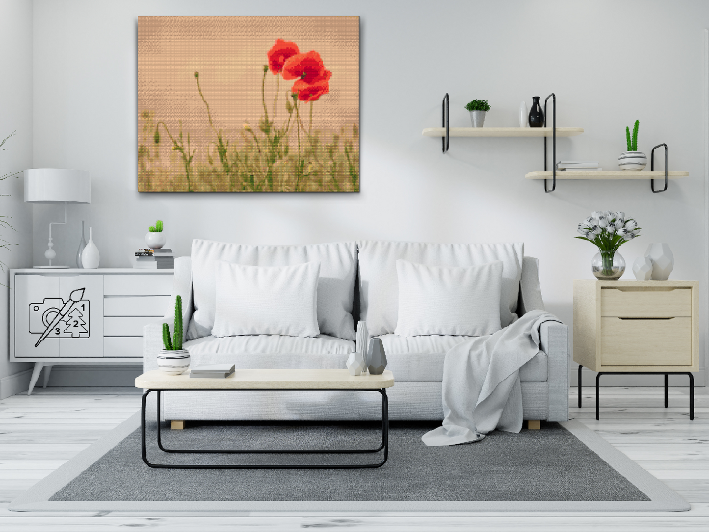Diamond Painting - Red Weed 2