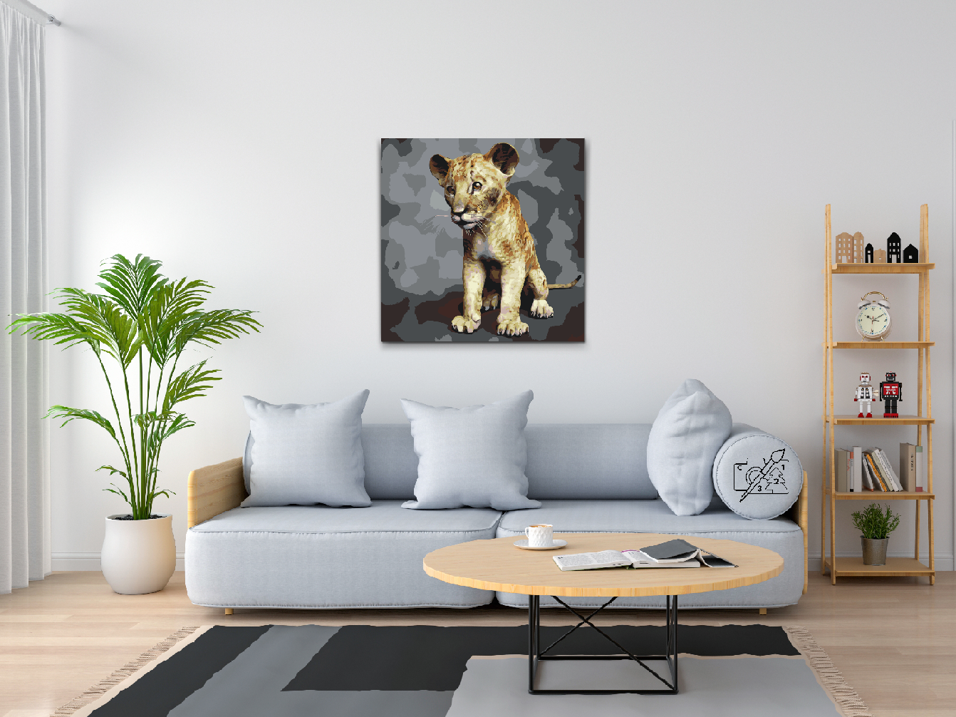 Paint by Numbers - Lille Simba