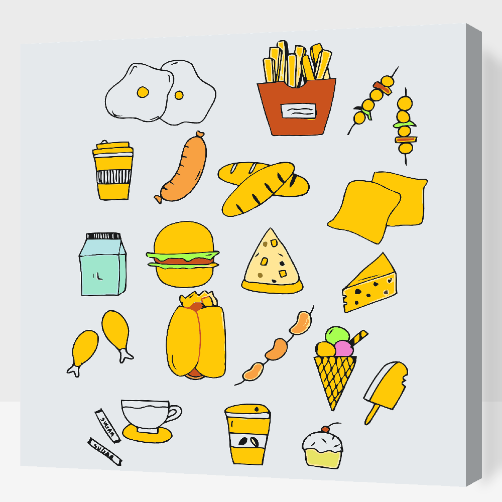 Paint by Numbers - Snack