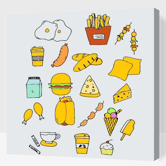 Paint by Numbers - Snack
