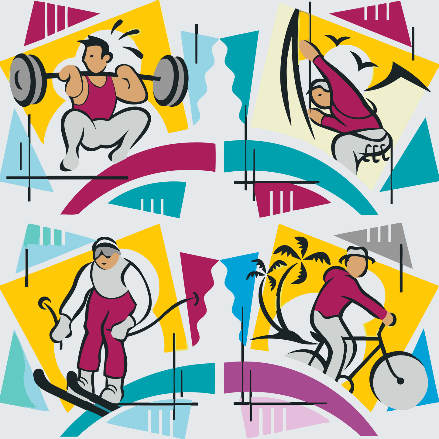 Paint by Numbers - Mix af Sports 3