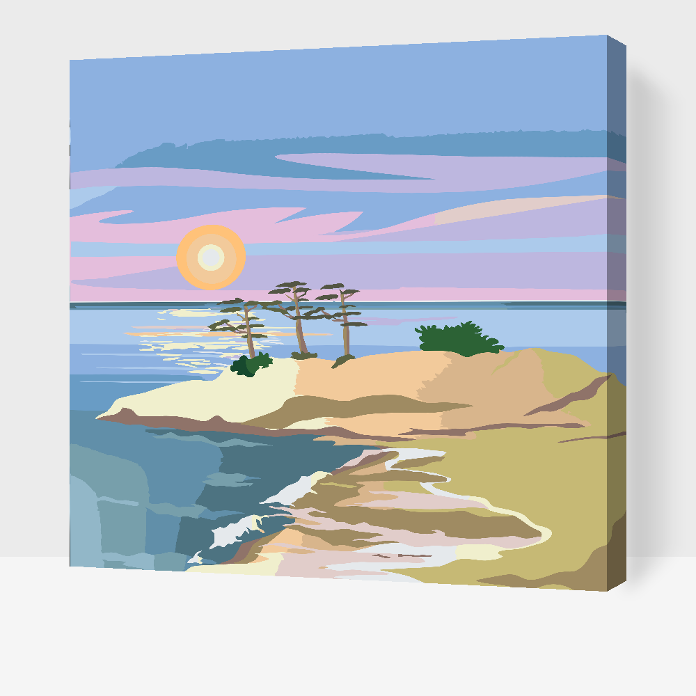 Paint by Numbers - Ferie på øen