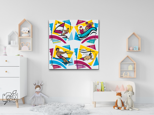 Paint by Numbers - Mix af Sports 4