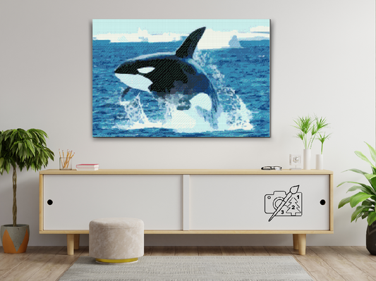 Diamond Painting - Orca Jump