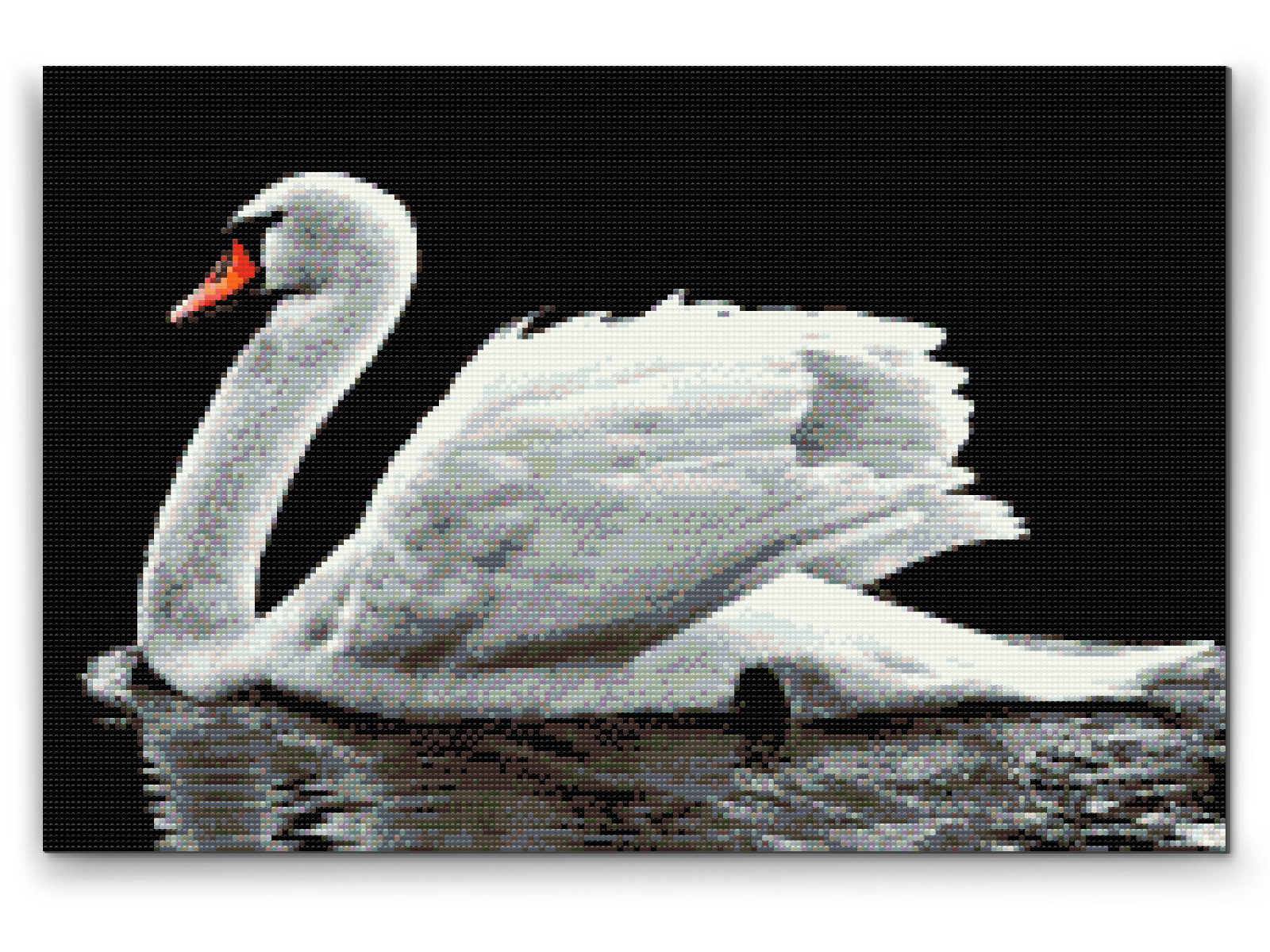 Diamond Painting - Hvid Svane