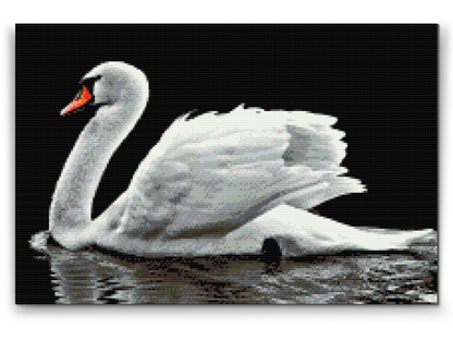 Diamond Painting - Hvid Svane