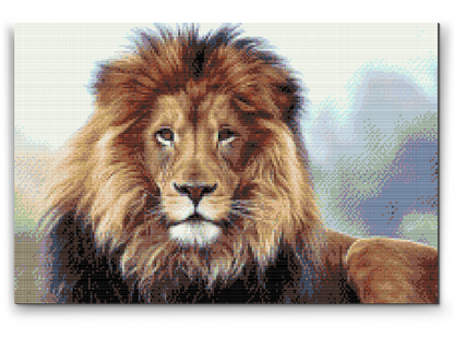 Diamond Painting - Løve, dyrenes konge