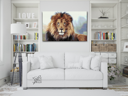 Diamond Painting - Løve, dyrenes konge