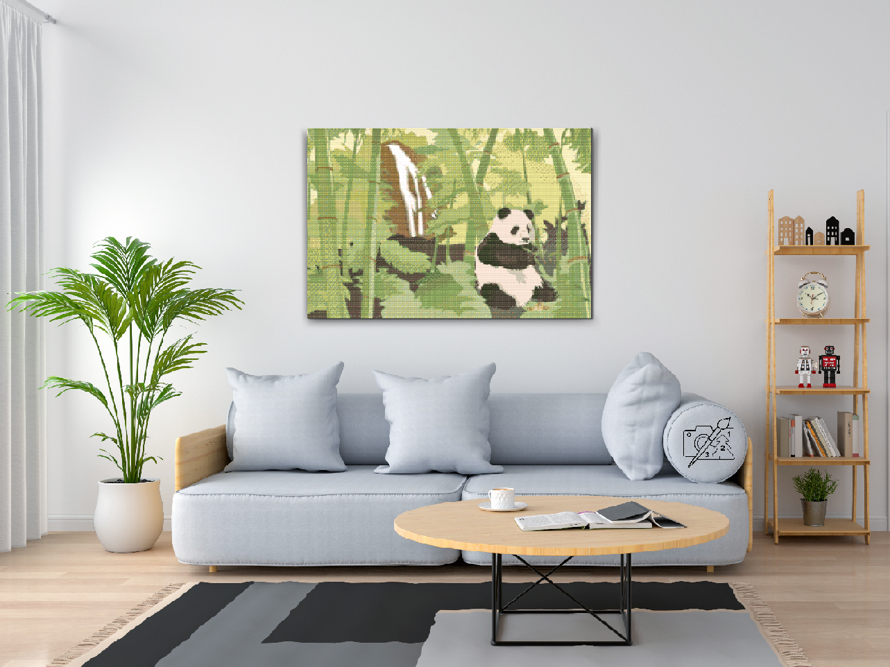 Diamond Painting - Panda i regnskoven