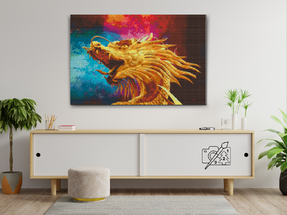 Diamond Painting - Den Gyldne Drage