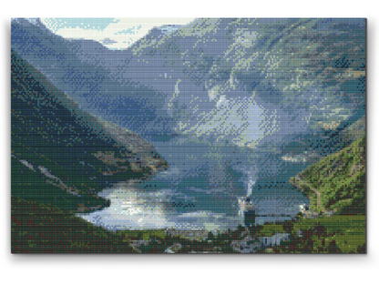 Diamond Painting - Geirangerfjord, Norge