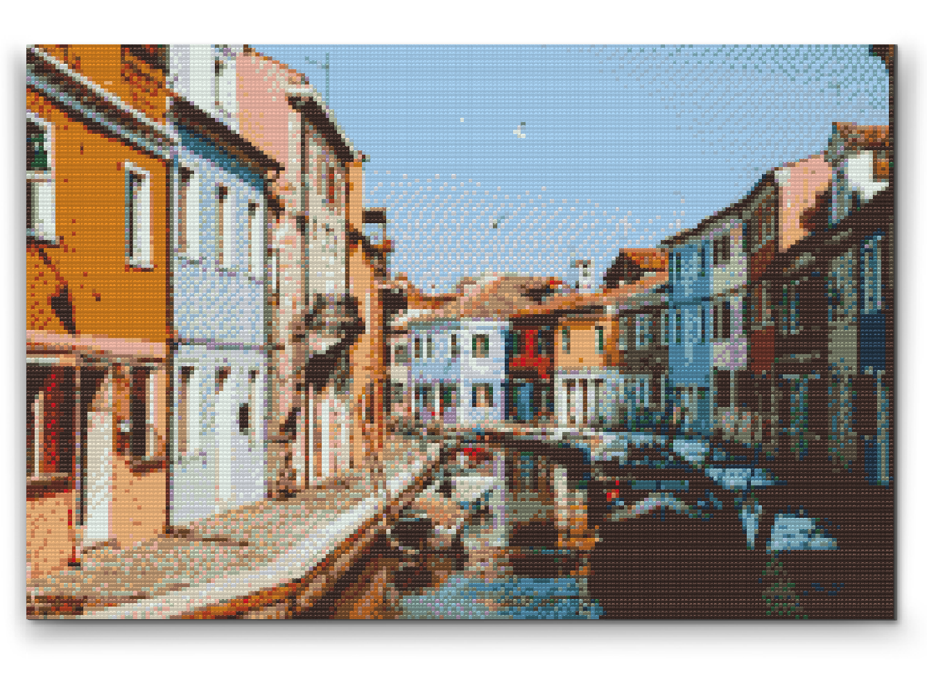 Diamond Painting - Venetianske gondoler
