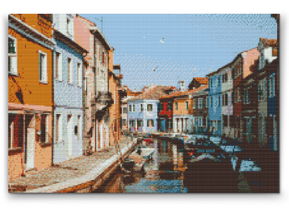 Diamond Painting - Venetianske gondoler