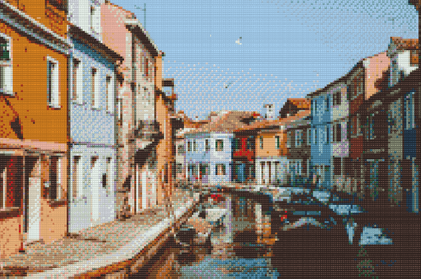 Diamond Painting - Venetianske gondoler