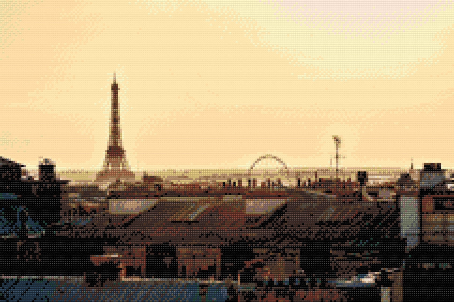 Diamond Painting - Paris ved daggry