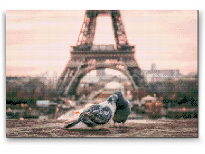 Diamond Painting - Duer i Paris