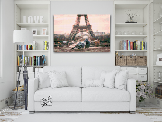 Diamond Painting - Duer i Paris