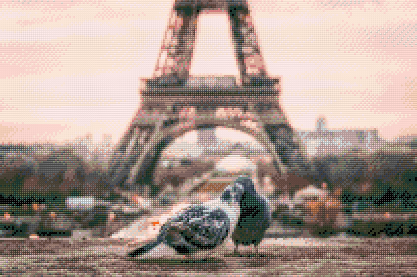Diamond Painting - Duer i Paris