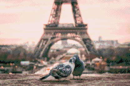 Diamond Painting - Duer i Paris