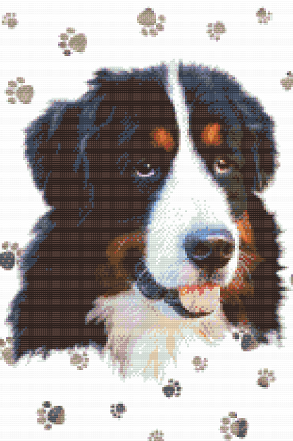 Diamond Painting - Hund med poter