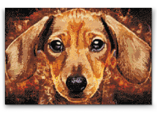 Diamond Painting - Gravhundhoved