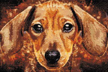 Diamond Painting - Gravhundhoved