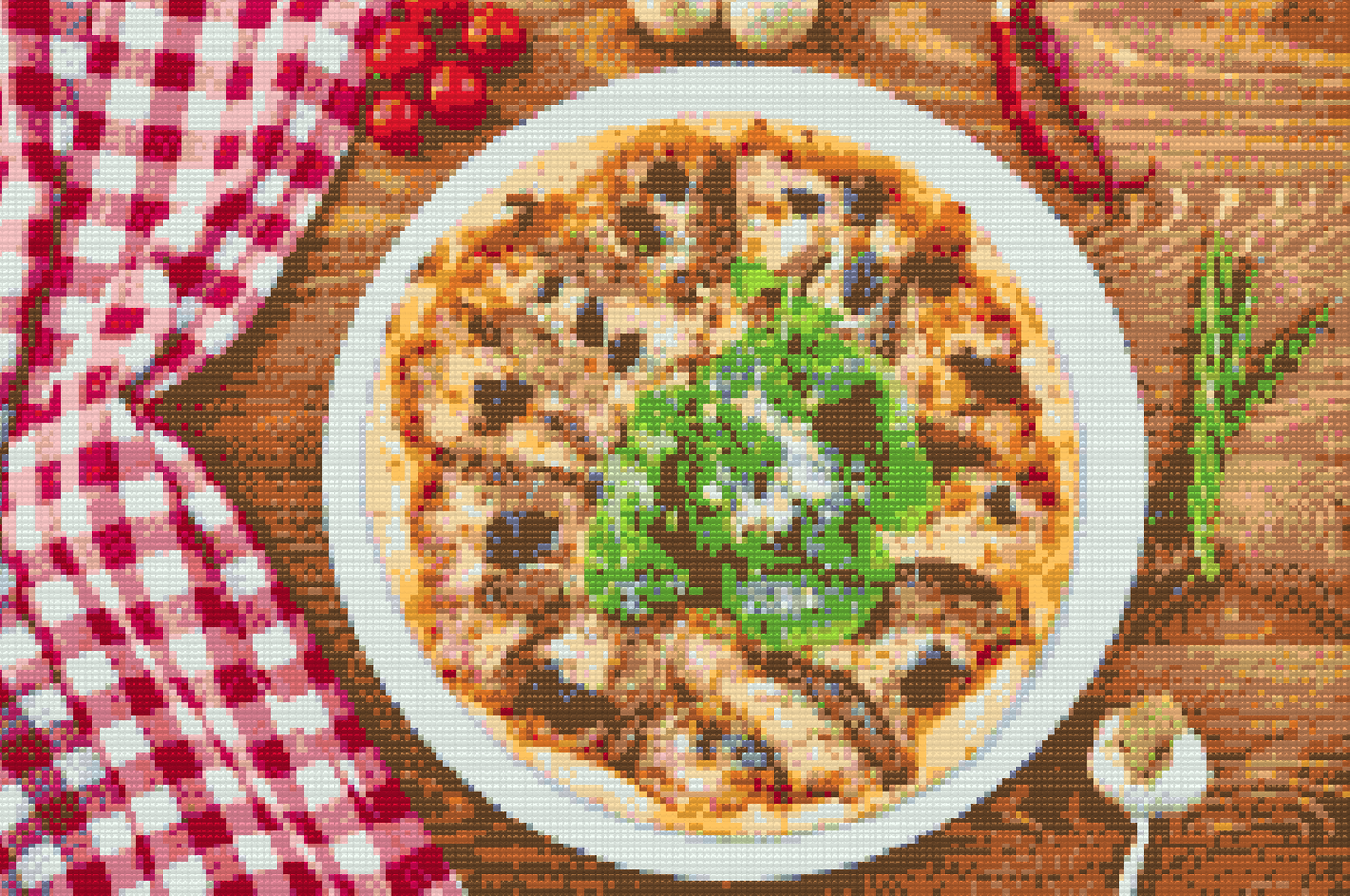 Diamond Painting - Frisk pizza