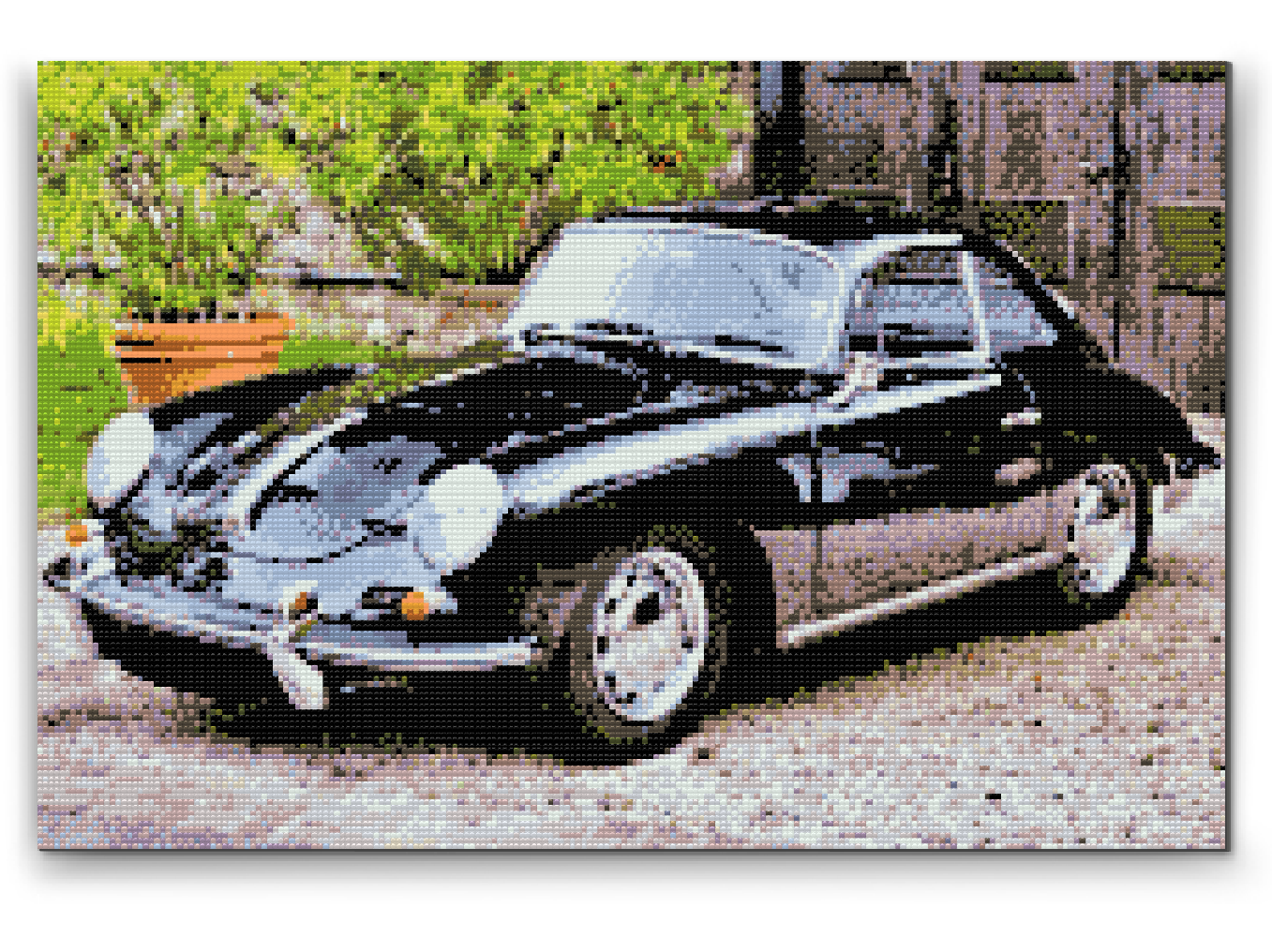 Diamond Painting - Gamle Porsche