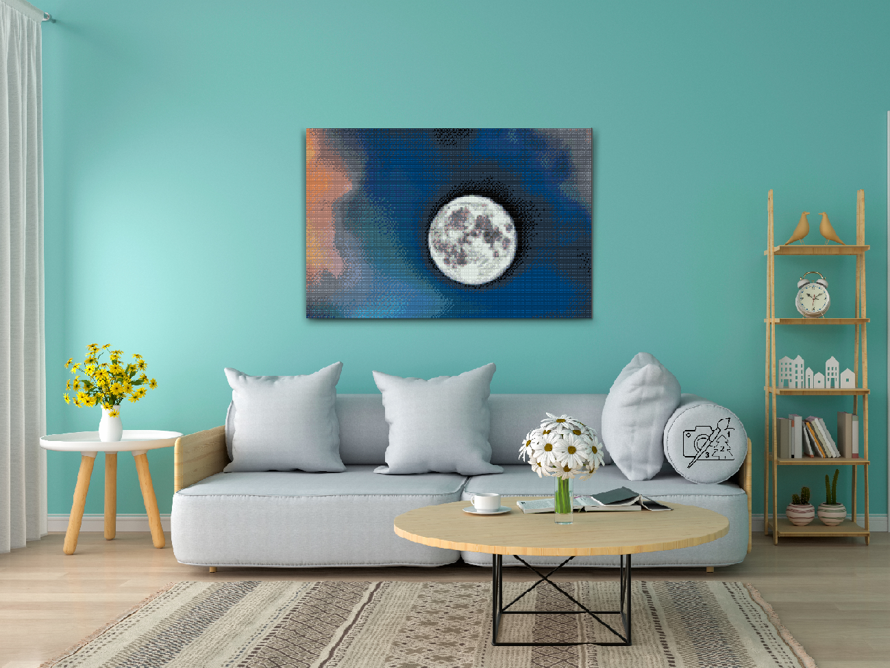 Diamond Painting - Måne